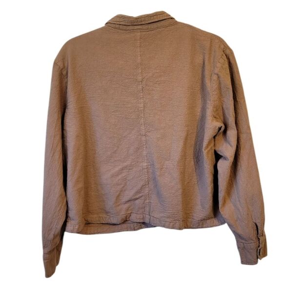 Aries & Taurus Women's Brown 100% Cotton Carho Jacket Size M - Picture 2 of 6